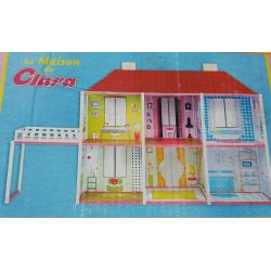 Maison de poupée en carton - la maison de clara