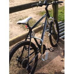 Support métallique pour faire du vélo avec votre chien (marque kleinmetall)
