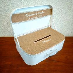 Tirelire personnalisée : la valise