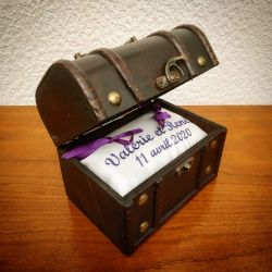 Porte alliances : le coffre à trésor