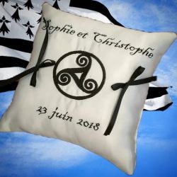 Coussin de mariage idéal pour un mariage en bretagne