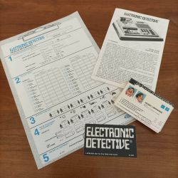 jeu electronique vintage : le detective