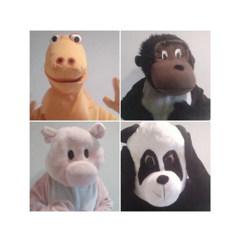 Location mascotte au choix panda, gorille, casimir, cochon