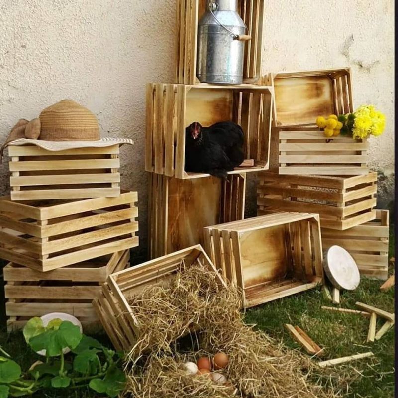 Location de cagettes en bois