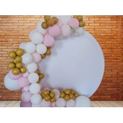 location structure ronde pour ballons / fleurs - arche à ballons