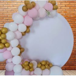 location structure ronde pour ballons / fleurs - arche à ballons