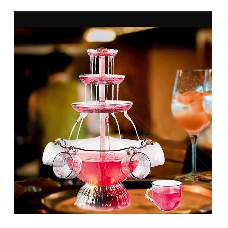Fontaine à cocktail lumineuse