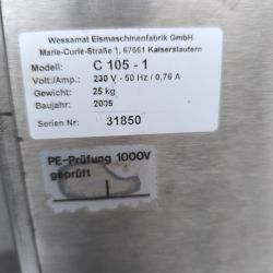 BROYEUR A GLACE PROFESSIONNEL 5 kilos / minutes wessamat C 105 made in germany / pileur à glace / envoi possible