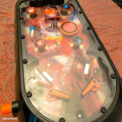 Flipper électronique pour enfant sonore et lumineux avec petit moteur space explorer