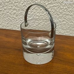 Petit seau à glace en verre enrichi en manganèse