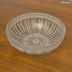 Coupelle / vide poche en verre enrichi en manganese