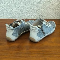 Chaussures p41 femme mustang blanche / grise, basket basse