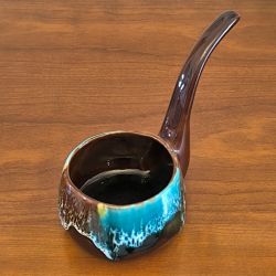 Cendrier céramique de Vallauris années 60, forme de pipe