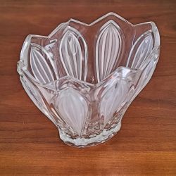 Bonbonnière / vide poche / coupe en cristal enrichi en manganese