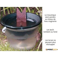 Piege pour larves de moustiques / Anti moustiques naturel / Marque HBM