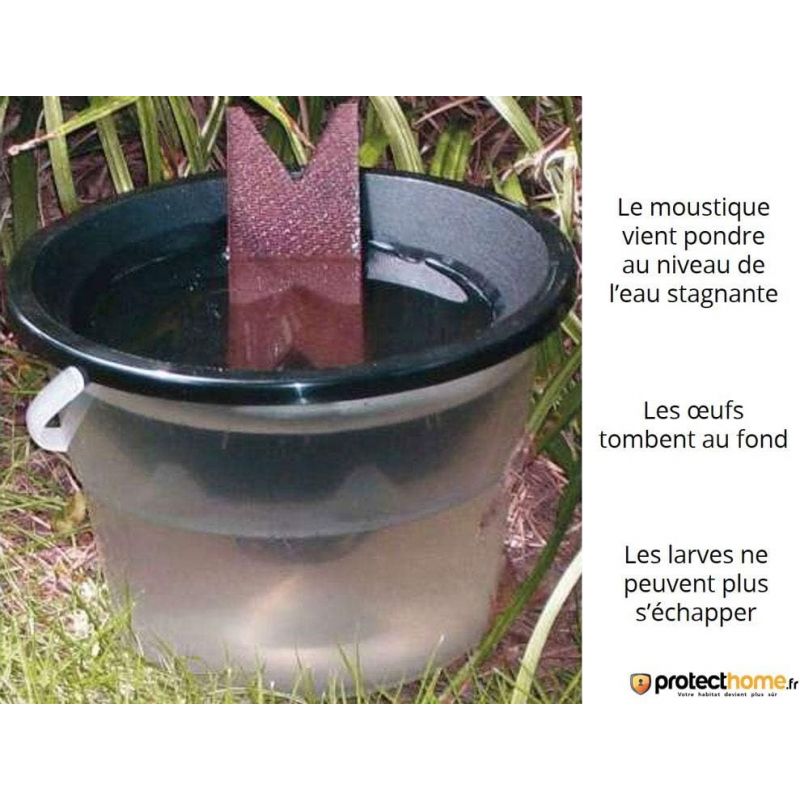 Piege pour larves de moustiques / Anti moustiques naturel / Marque HBM