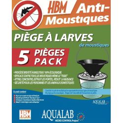 Piege pour larves de moustiques / Anti moustiques naturel / Marque HBM