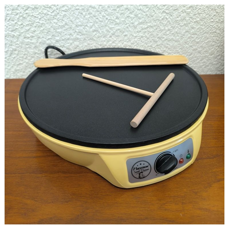 Crepiere electrique avec thermostat