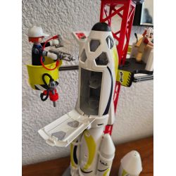 PLAYMOBIL 9488 Fusée avec plateforme de lancement- navette spaciale - Mission sur Mars - jouet de construction