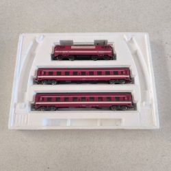 Locomotive électrique de la SNCF BB 9288 train avec 2 wagons jouef hO