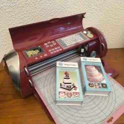 Plotter pour creation de decors pour pâtisserie / gateau : la cricutcake