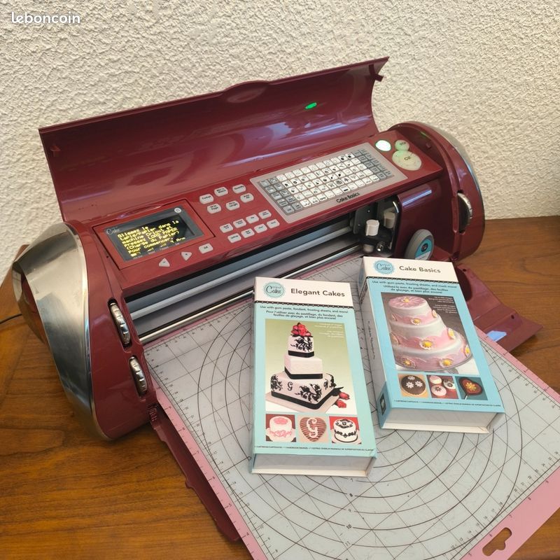 Plotter pour creation de decors pour pâtisserie / gateau : la cricutcake
