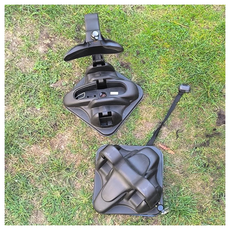Porte skis magnetique avec antivol pour 2 paires de ski