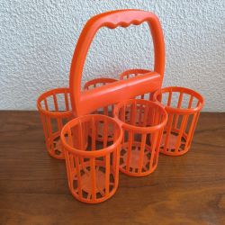 Porte bouteilles vintage année 70