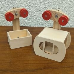 Téléphérique / télécabine / jouet en bois