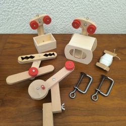 Téléphérique / télécabine / jouet en bois