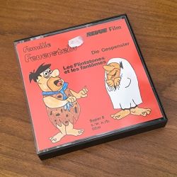 Film super 8 au choix : Laurel et Hardy, charlie chaplin, the flintstones, popeye