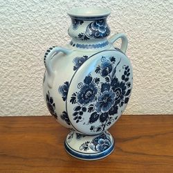 Vase en céramique de delft numéroté