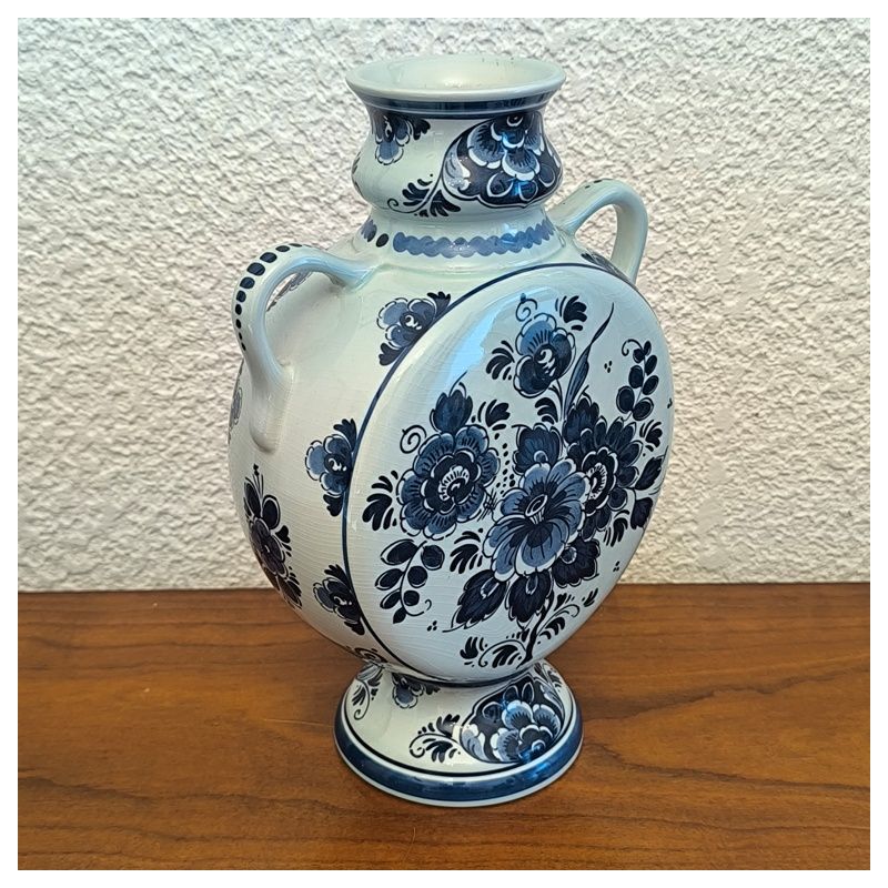 Vase en céramique de delft numéroté