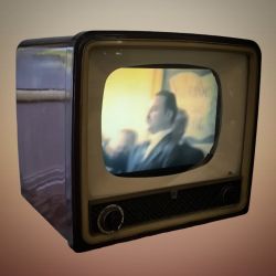  location télévision vintage avec possibilité de lecture de photos et vidéos