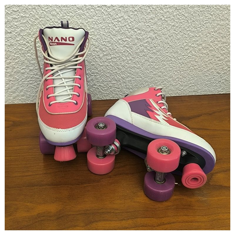 Rollers pointure 37 patins a roulettes quad neon nano