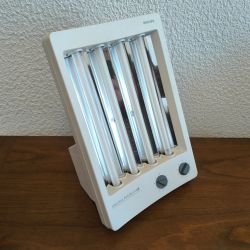Solarium Facial 60 watts - 4 tubes UV philips HB161 sans mintuteur (pour visage et décolleté)