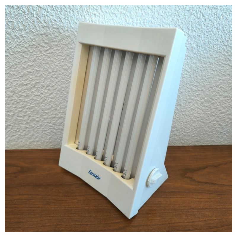 Solarium facial 6 tubes Eurosolar 926T - 90 watts avec minuteur