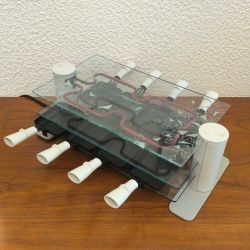 Appareil à raclette transparence - lagrange avec 8 poelons