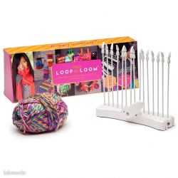 Métier a tisser Loop de Loom. Pour réaliser simplement écharpes, pochettes, plaids
