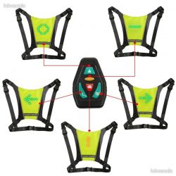 Dossard de signalisation pour cycliste