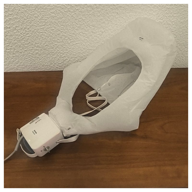 Casque souple chauffant krups pour coiffeur, mise en pli