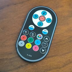 Projecteur Par 12 led rgbw avec télécommande 220volts