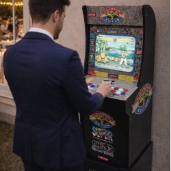  Location borne d'arcade rétrogaming avec le jeu Street Fighter 2 sur Dunkerque