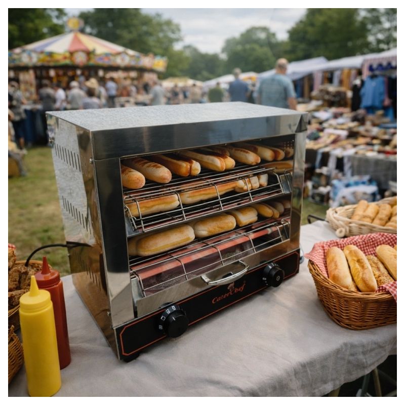 Location Toaster professionnel "salamandre" 2 étages sur Dunkerque