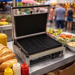 Location grill à panini professionnel sur Dunkerque