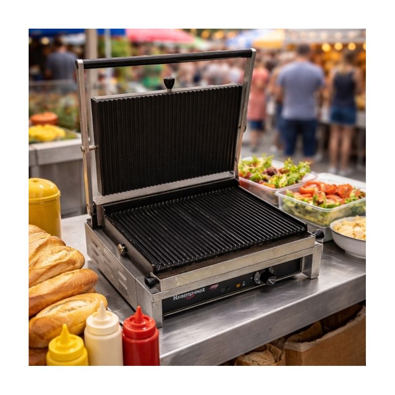 Location grill à panini professionnel sur Dunkerque