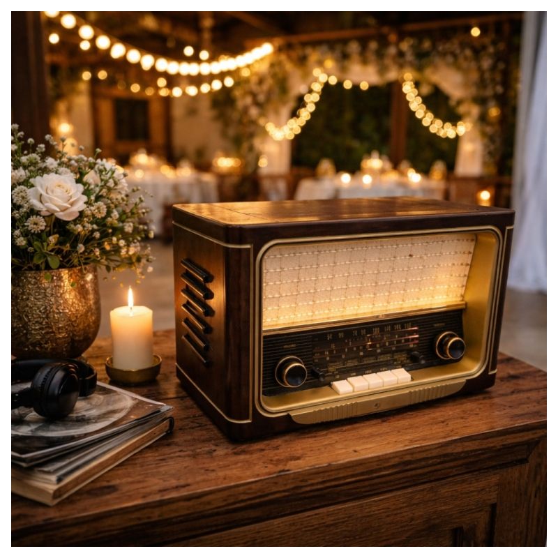 Location poste radio à lampes vintage TSF sur dunkerque