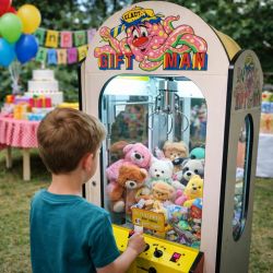  Location machine pince à doudous sur dunkerque / Grue de fete forraine / Attrape peluche / Distributeur de cadeaux