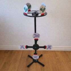 Tir au pigeons avec 2 moteurs à piles