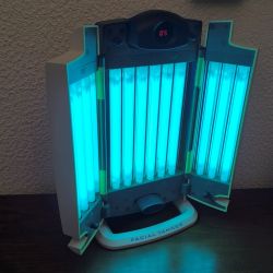 Solarium facial 12 tubes - 180 watts - Eurosolar GB9212 avec minuteur / lampe à bronzer